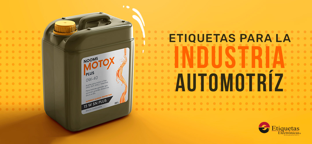 Etiquetas para la industria Automotriz